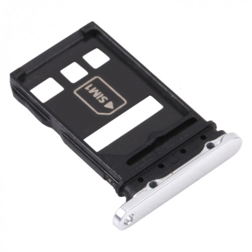 Plateau de carte SIM + Bac de carte NM pour Huawei P40 Pro (Argent) SH236S645-04