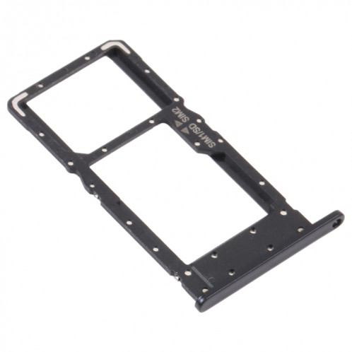Plateau de carte SIM + plateau de carte SIM / plateau de carte micro SD pour l'honneur Play4 (Noir) SH237B962-04