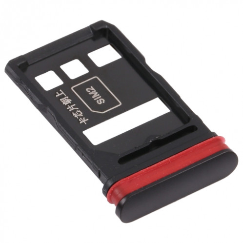 Plateau de carte SIM + plateau de carte SIM pour Huawei Nova 6 (Noir) SH238B1769-04