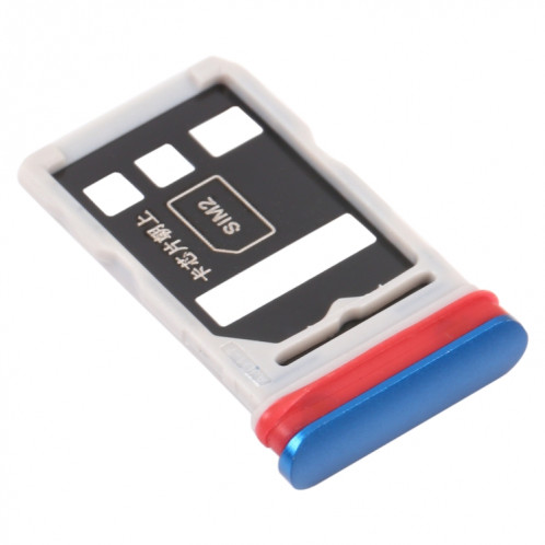 Plateau de carte SIM + plateau de carte SIM pour Huawei Nova 6 (Bleu) SH238L1379-04