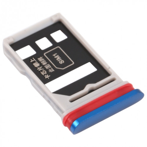 Plateau de carte SIM + plateau de carte SIM pour Huawei Nova 6 (Bleu) SH238L1379-04