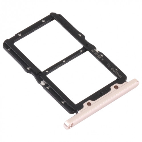 Plateau de carte SIM + plateau de carte SIM pour Huawei Nova 5T (argent) SH239S237-04