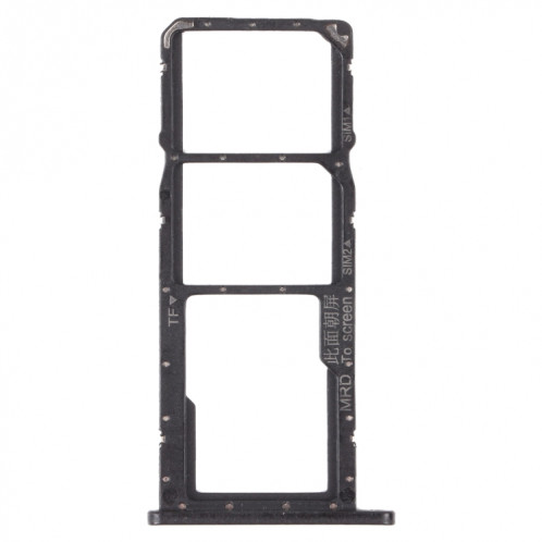 Plateau de carte SIM + plateau de carte SIM + plateau de carte micro SD pour Huawei Profitez de 9e (Noir) SH242B1133-04