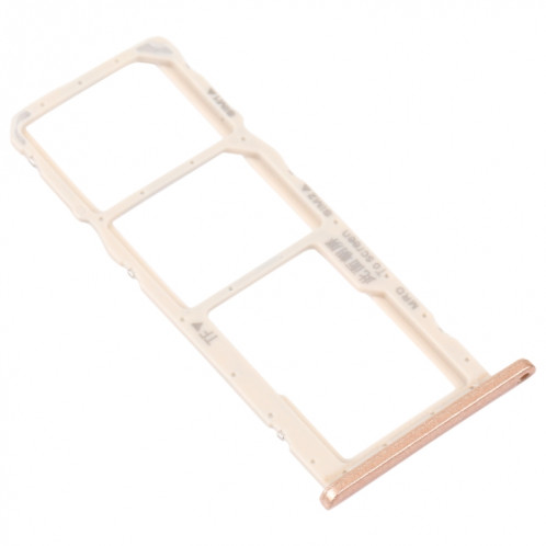 Plateau de carte SIM + plateau de carte SIM + plateau de cartes Micro SD pour Huawei Profitez de 9e (or) SH242J735-04