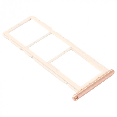 Plateau de carte SIM + plateau de carte SIM + plateau de cartes Micro SD pour Huawei Profitez de 9e (or) SH242J735-04