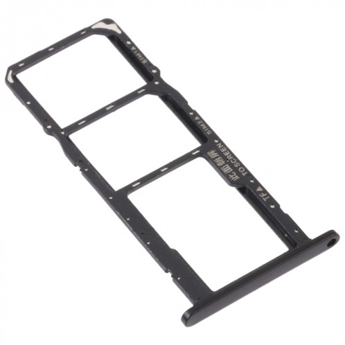 Plateau de carte SIM + plateau de carte SIM + plateau de carte micro SD pour l'honneur 8s (noir) SH243B1347-04