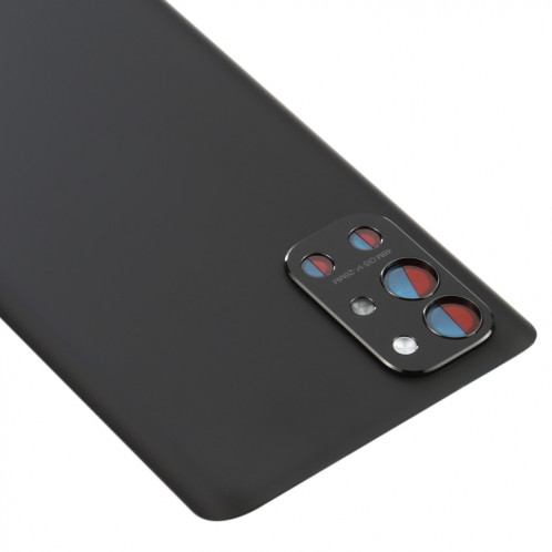 Pour le couvercle arrière de la batterie OnePlus 9R avec objectif d'appareil photo (noir givré) SH48BL796-07