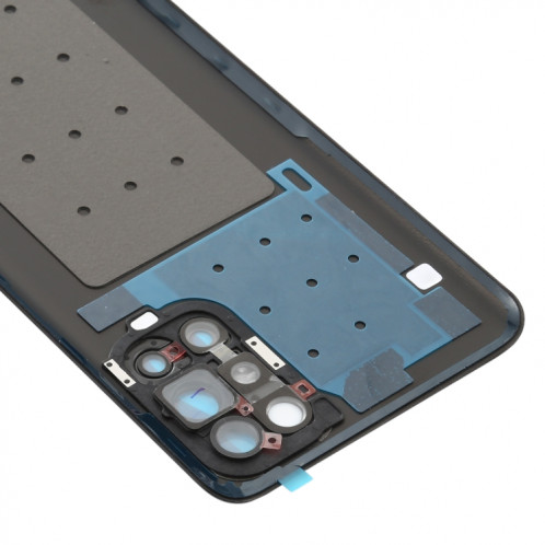 Pour le couvercle arrière de la batterie OnePlus 9R avec objectif d'appareil photo (noir givré) SH48BL796-07