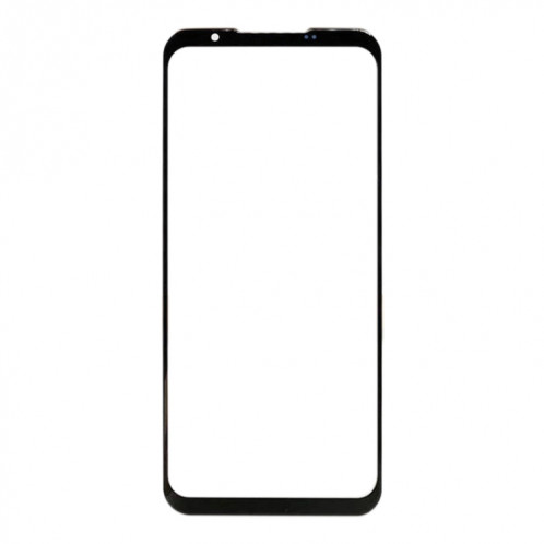 Lentille en verre extérieur à l'écran avant pour la magie rouge ZTE NUBIA 5G NX659J (Noir) SH327B973-03