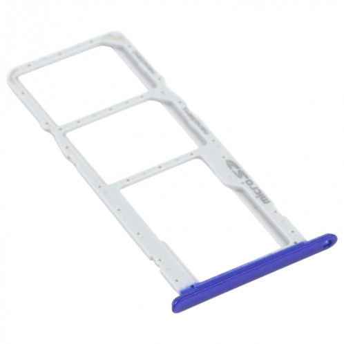 Plateau de carte SIM + plateau de carte SIM + plateau de carte Micro SD pour LG K22 LMK200Z LMK200E LMK200B LM-K200 (bleu) SH338L143-04
