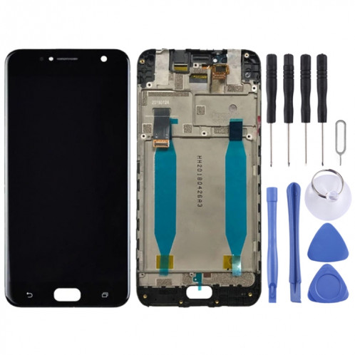 Écran LCD et numériseur assemblage complet avec cadre pour Asus zenfone 4 selfie zd553kl x00ld (noir) SH348B215-05