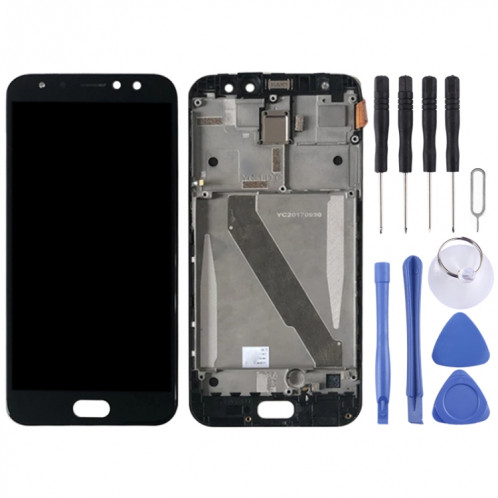 Écran LCD et numériseur Assemblage complet avec cadre pour Asus zenfone 4 selfie pro zd552kl z01md (noir) SH350B657-05