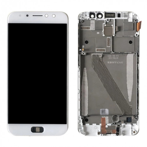 Écran LCD et numériseur Assemblage complet avec cadre pour Asus Zenfone 4 selfie pro zd552kl z01md (blanc) SH350W1241-05