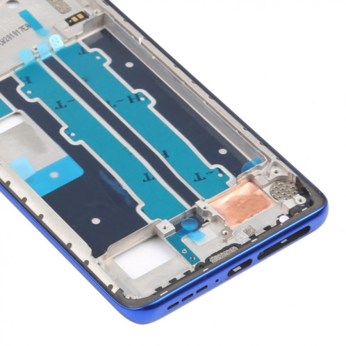 Plaque de lunette LCD de boîtier avant pour TCL 10 plus T782H (bleu) SH414L1347-06