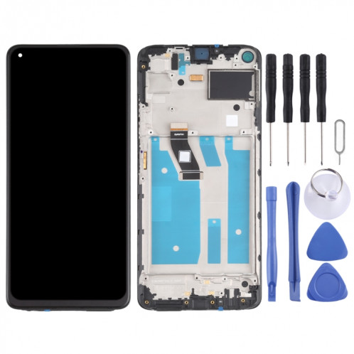 Écran LCD et numériseur Assemblage complet avec cadre pour Huawei Mate 40 Lite (Noir) SH449B1110-07
