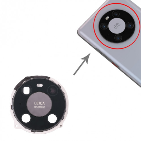 Cache de l'objectif de caméra pour Huawei Mate 40 Pro (Noir) SH457B1100-04