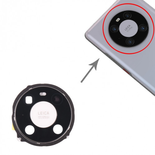 Couverture d'objectif de caméra pour Huawei Mate 40 Pro (Blanc) SH457W597-04