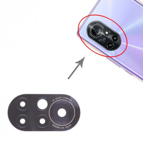 Lentille de caméra arrière 10 pcs pour Huawei Nova 8 5G SH24631989-04