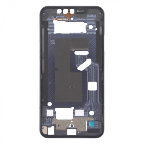 Plaque de lunette LCD à boîtier avant pour LG G8S minceq LMG810 LM-G810 LMG810EAW (Noir) SH479B1188-06