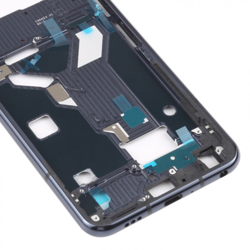 Plaque de lunette LCD à boîtier avant pour LG G8S minceq LMG810 LM-G810 LMG810EAW (Noir) SH479B1188-06
