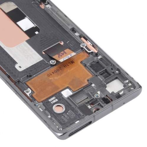 Écran LCD d'origine pour LG Velvet 5G LM-G900N LM-G900EM LM-G900 LM-G900TM Assemblage complet du numériseur avec cadre (Argent) SH484B1176-06