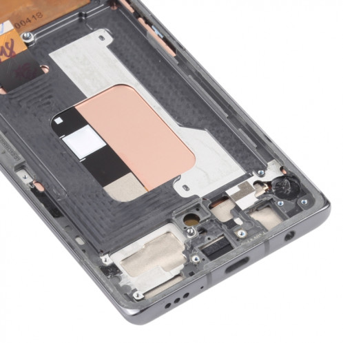 Écran LCD d'origine pour LG Velvet 5G LM-G900N LM-G900EM LM-G900 LM-G900TM Assemblage complet du numériseur avec cadre (Argent) SH484B1176-06