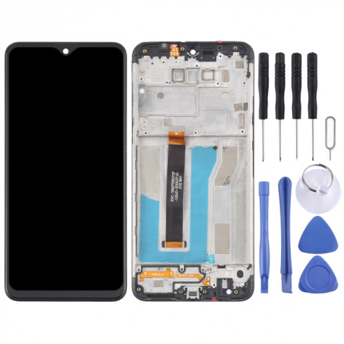 Écran LCD TFT pour LG K50S LMX450HM LM-X540 LM-X540BMW LMX540BMW Numériseur Assemblage Complet avec Cadre SH24881806-06