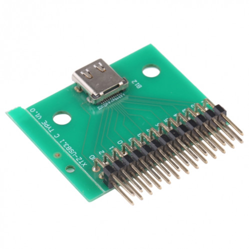 Test de test féminin positif et négatif double face USB 3.1 avec connecteur femelle PCB 24P SH2512681-04