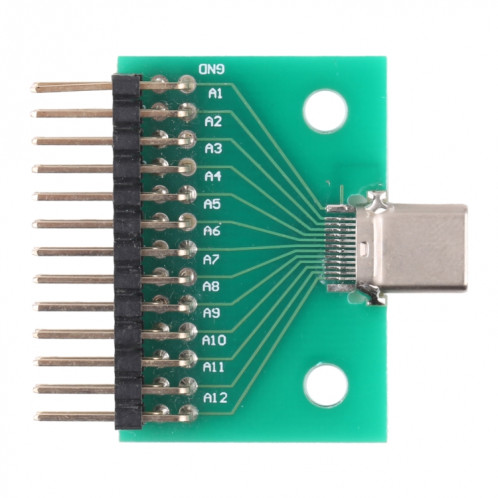 Test de test mâle de type C USB 3.1 avec carte PCB 24P + 2P connecteur SH2513228-04