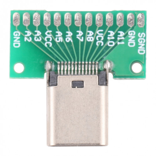 Test de test femelle positif et négatif double face USB 3.1 avec PCB 24pin soudé SH25171295-04