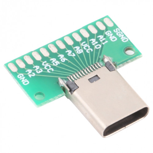 Test de test femelle positif et négatif double face USB 3.1 avec PCB 24pin soudé SH25171295-04