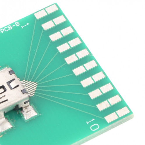 Mini carte de test femelle USB 10pin SH25201892-04