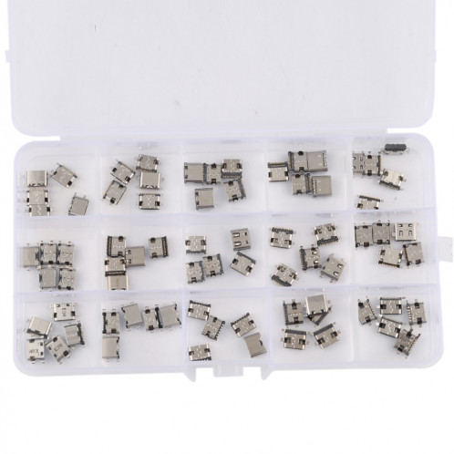 75 PCS / SET Connecteur de port de charge USB de type C 6Pin / 12pin / 16pin / 14pin / 24pin pour Huawei / Samsung / Xiaomi etc. SH25211425-05