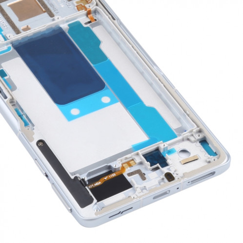 Plaque de lunette du cadre du milieu pour Xiaomi Redmi K40 Gaming (Argent) SH586S1802-07