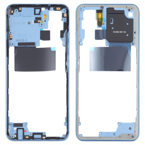 Plaque de lunette de cadre moyen pour Xiaomi Redmi Note 10S M2101K7BG (Bleu) SH588L1034-07