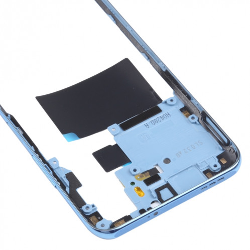 Plaque de lunette de cadre moyen pour Xiaomi Redmi Note 10S M2101K7BG (Bleu) SH588L1034-07