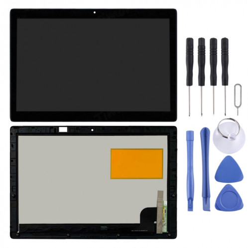 Écran LCD OEM pour Lenovo ideaPad MIIX 510 Assemblage complet du numériseur avec cadre (Noir) SH636B647-05