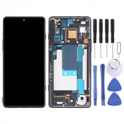 Matériau OLED Écran LCD et numériseur Assemblage complet avec cadre pour Xiaomi Redmi K40 Gaming M2012K10C M2104K10AC (Gris) SH639H1280-07