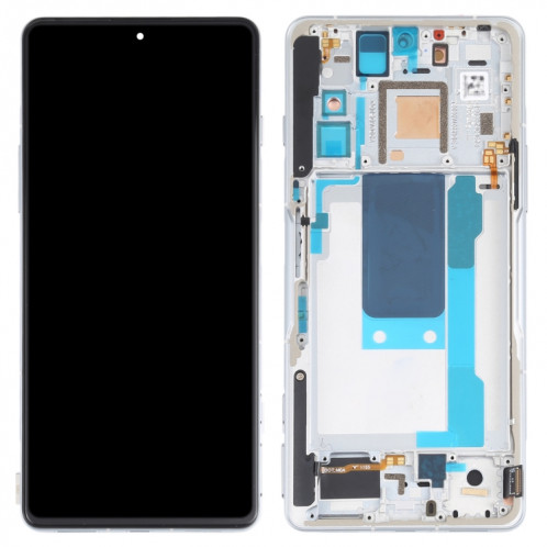 Matériau OLED Écran LCD et numériseur Assemblage complet avec cadre pour Xiaomi Redmi K40 Gaming M2012K10C M2104K10AC (Argent) SH639S1740-07