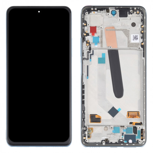 Matériau OLED Écran LCD et numérisateur Assemblage complet avec cadre pour Xiaomi Redmi K40 / Redmi K40 PRO / REDMI K40 PRO + / MI 11I / POCO F3 / M2012K11C M2012K11AG M2012K11G (bleu) SH641L648-07