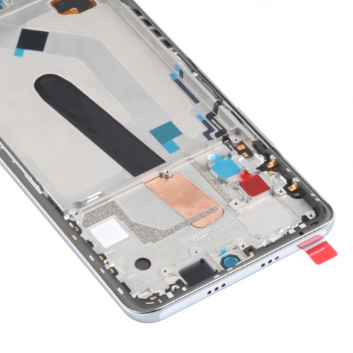 Matériau OLED Écran LCD et numériseur Assemblage complet avec cadre pour Xiaomi Redmi K40 / Redmi K40 PRO / REDMI K40 PRO + / MI 11I / POCO F3 / M2012K11C M2012K11AG M2012K11G (argent) SH641S339-07