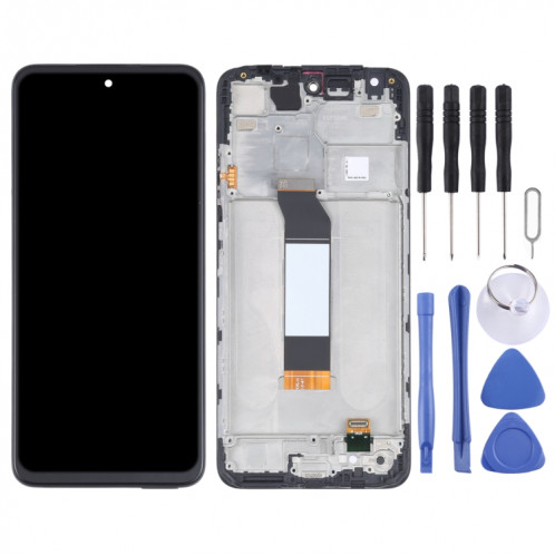 Écran LCD et numériseur Assemblage complet avec cadre pour Xiaomi Redmi Note 10 5G M2103K19G M2103K19C SH2645980-07