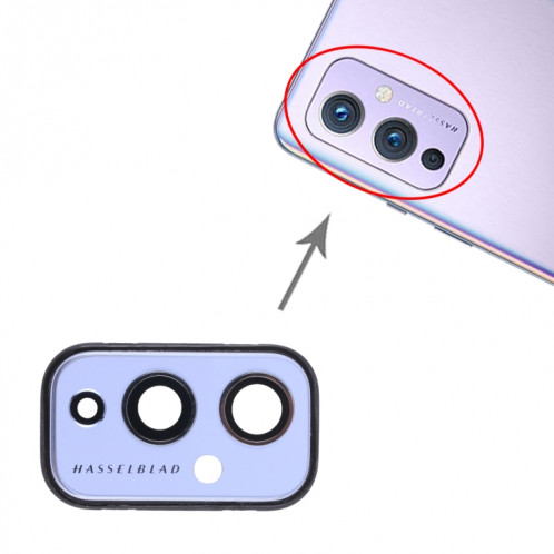 Pour OnePlus 9 (EU/NA) Couvercle d'objectif d'appareil photo (Violet) SH671P1780-04