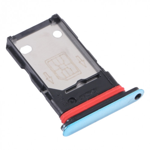 Pour plateau de carte SIM OnePlus Nord + plateau de carte SIM (bleu) SH673L562-04