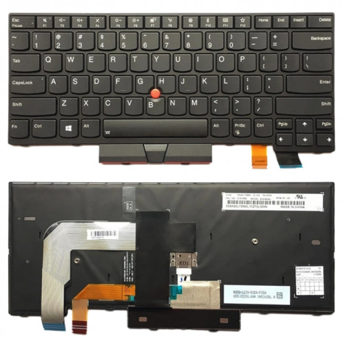 Version américaine Clavier avec dos de dos pour Lenovo ThinkPad T470 T480 A475 A485 SH2735293-05