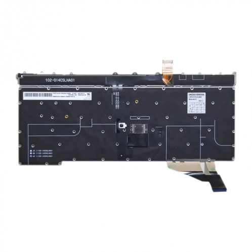 Version américaine Clavier avec dos arrière pour Lenovo ThinkPad X1 Carbon 3rd Gen 2015 SH27361188-05