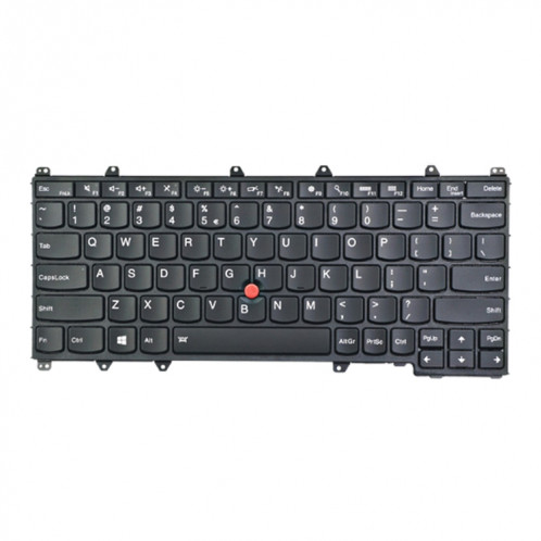 Version américaine Clavier avec dos arrière pour Lenovo ThinkPad Yoga 260 / Yoga 370 / x380 (Noir) SH737B207-05