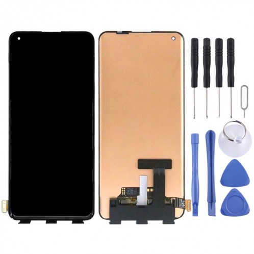 Pour OnePlus 9 Pro LE2121 LE2125 2123 2120 avec écran LCD d'origine à assemblage complet de numériseur (noir) SH788B137-07