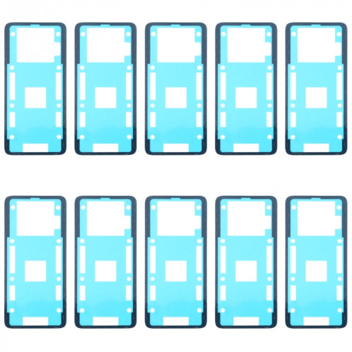 10 PCS Retour Housse Housse Adhésif pour Xiaomi Redmi Note 9S / RedMI Note 9 Pro (Inde) / RedMI Note 9 Pro Max SH28601138-04