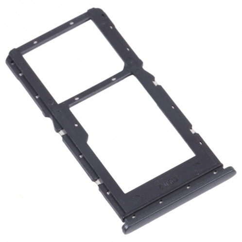 Plateau de carte SIM + plateau de carte SIM / plateau de carte micro SD pour Xiaomi Redmi Note 10 5G / Poco M3 PRO 5G M2103K19G M2103K19C M2103K19PG M2103K19PI (Noir) SH872B322-04